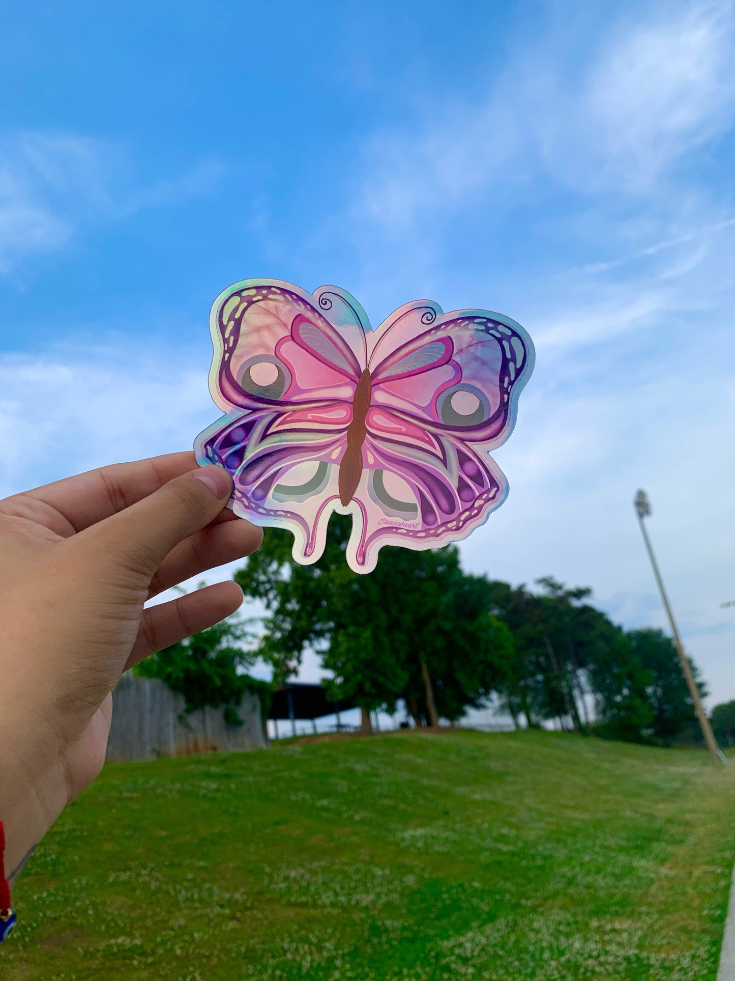 Pretty in purple butterfly