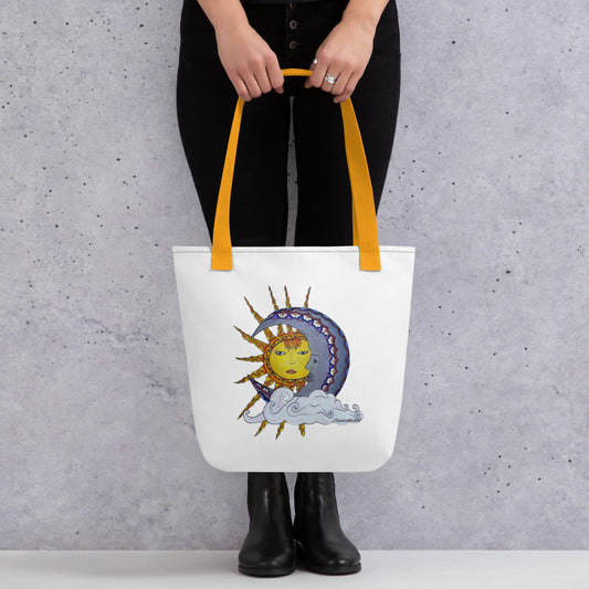 Sun and Moon Tote bag