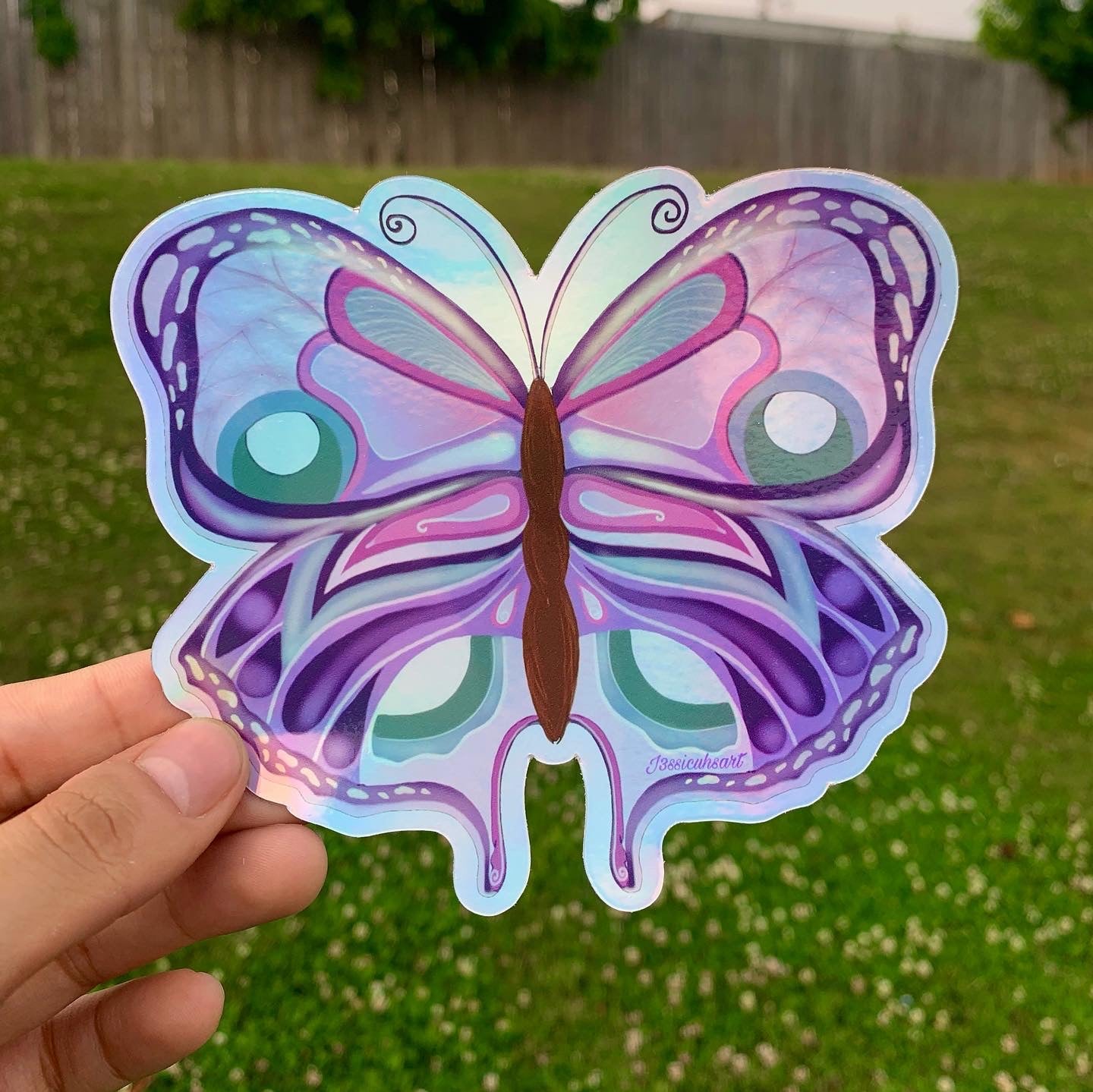 Pretty in purple butterfly