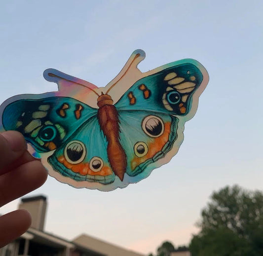 Holographic Butterfly stickers